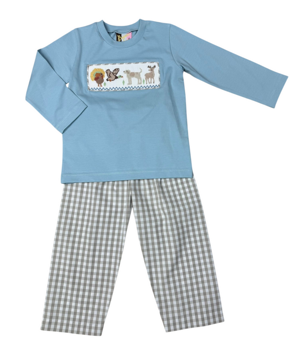 Boys Life Smocked Pant Set