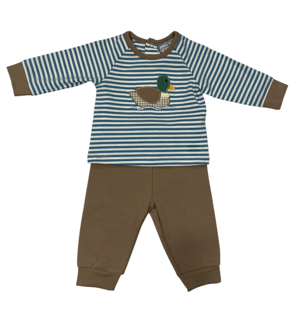 Duck Applique Jogger Set