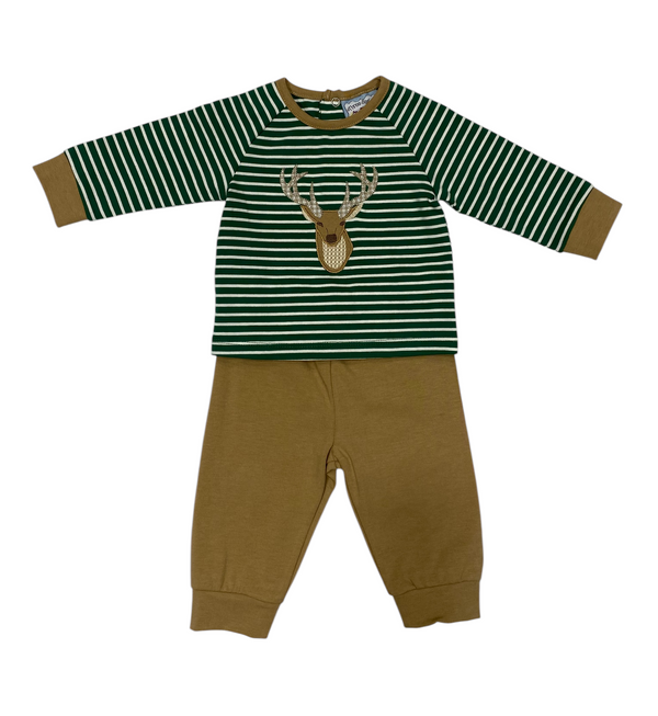 Deer Applique Jogger Set