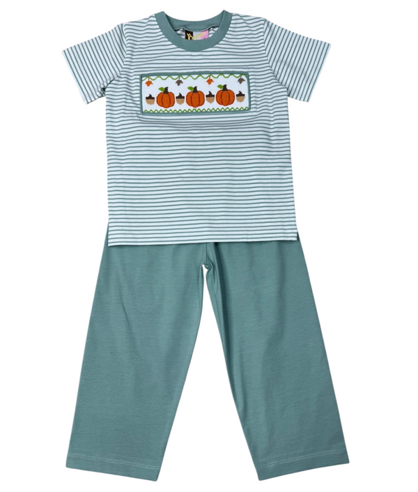 Pumpkin Patch Smocked Pant Set
