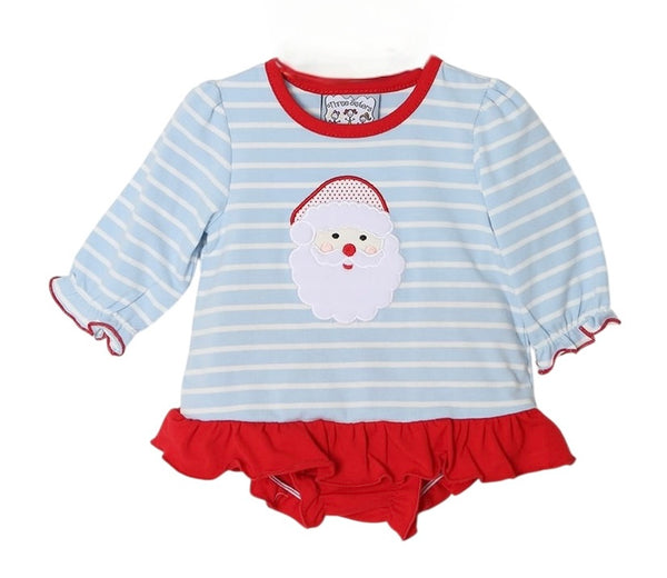 Santa Applique Diaper Set