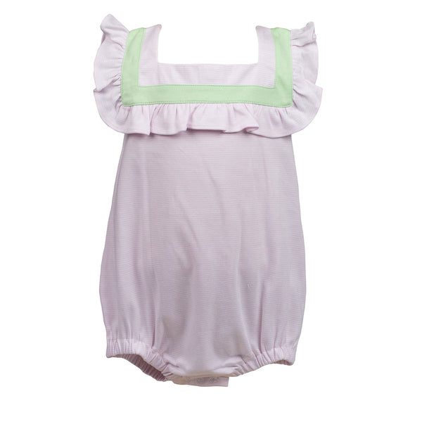 Pink W/ Green Pima Bubble