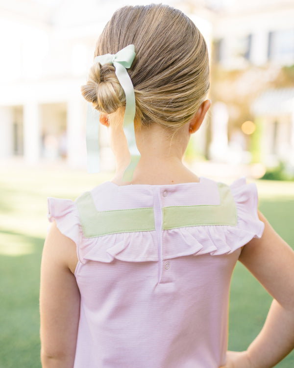 Pink W/ Green Pima Dress