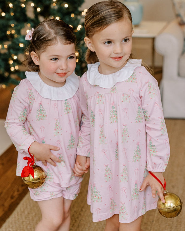 Pink Tinsel L/S Dress