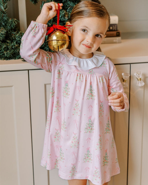 Pink Tinsel L/S Dress