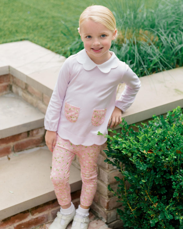 Pink Petal Tunic Set