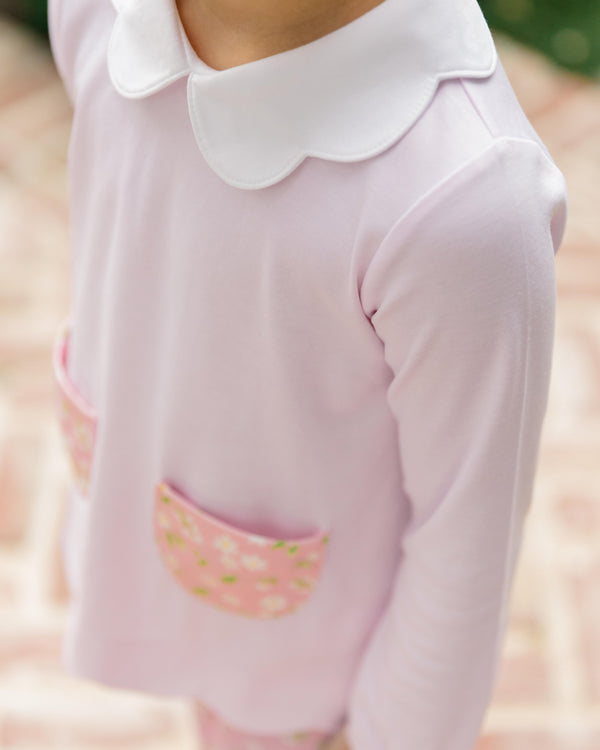 Pink Petal Tunic Set