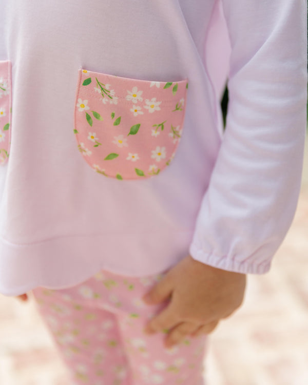 Pink Petal Tunic Set