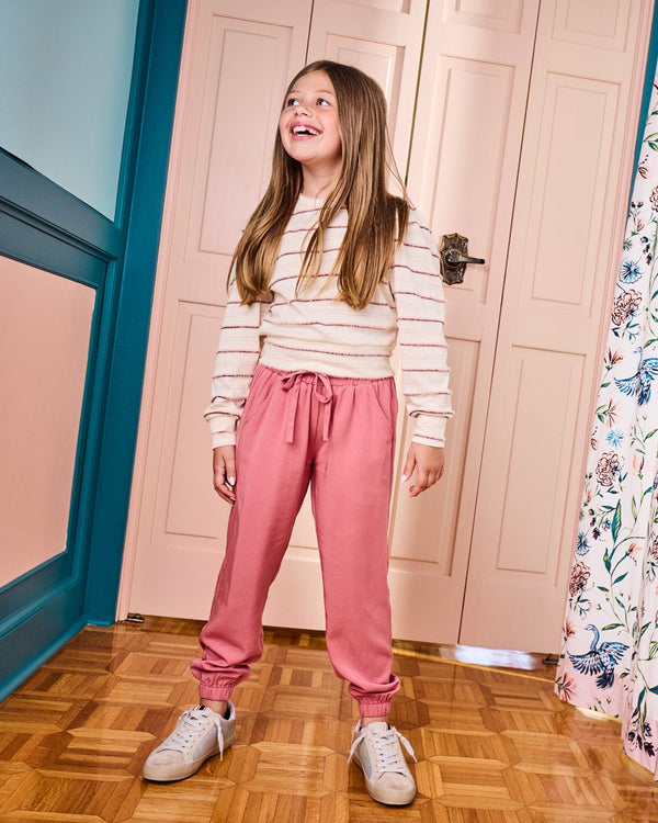 Peyton Top- Blush Stripe