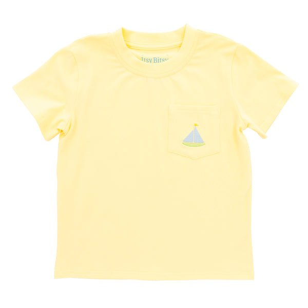 Pocket Tee- Sailboat