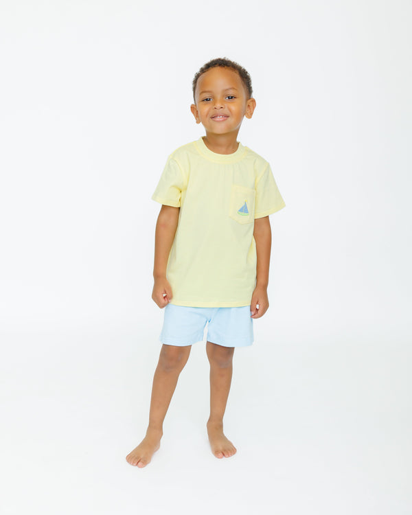 Pocket Tee- Sailboat