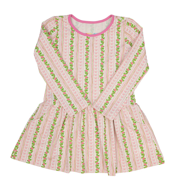 Hattie Dress- Bow Garden