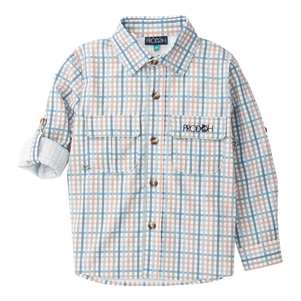 Founders Fishing Shirt- Arona Sullivans Island Plaid