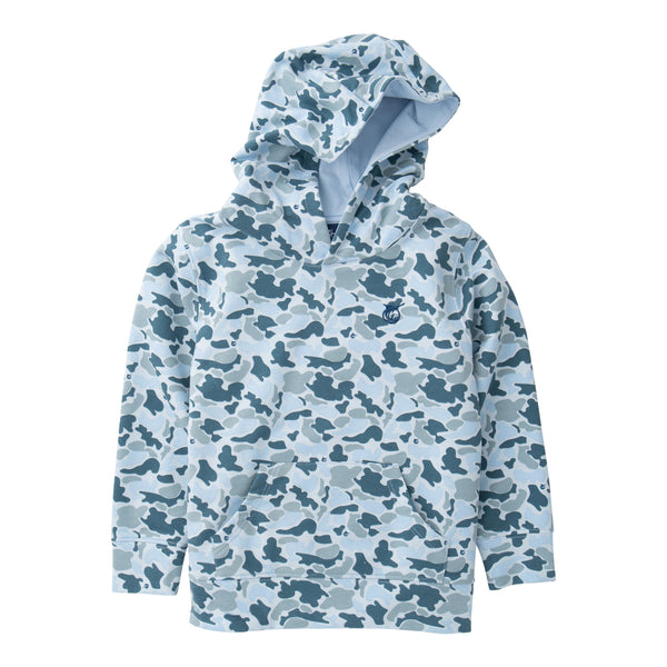 Spinnerbait Sweatshirt- Cool Blues Break Point Camo