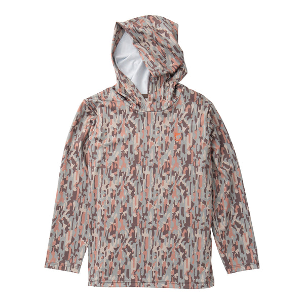 Pro Performance Hoodie T-Shirt- Neutral Stay in the Lines Camo