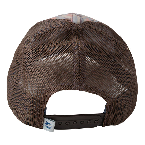 Kids Trucker Cap- Neutral Stay in the Lines Camo