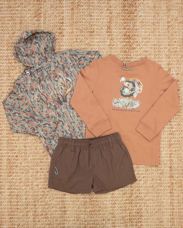 Outrigger Performance Short- Coffee Quartz