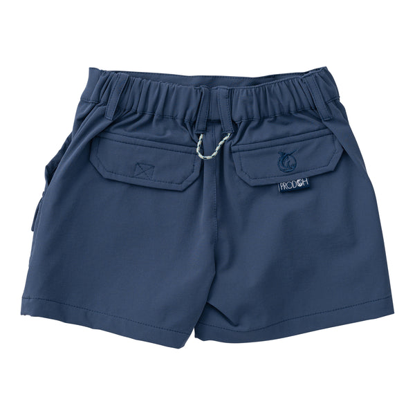 Inshore Performance Short- Navy Peony