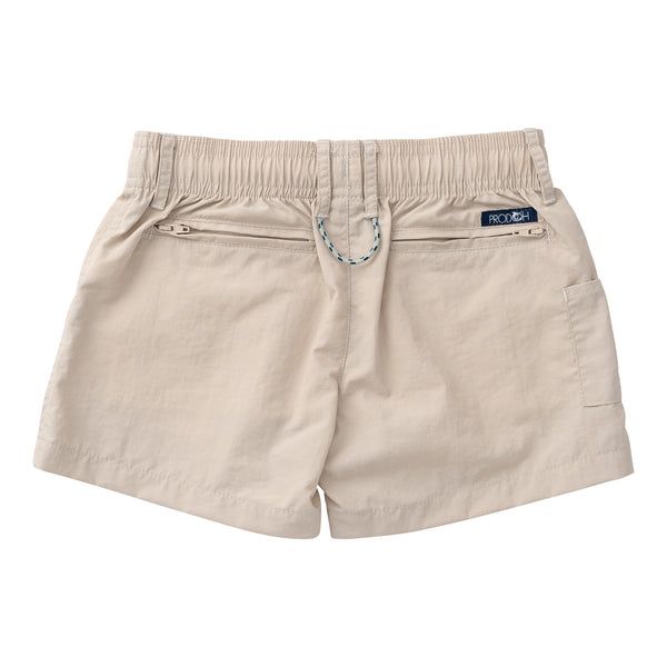 Outrigger Performance Short- Feather Gray Khaki
