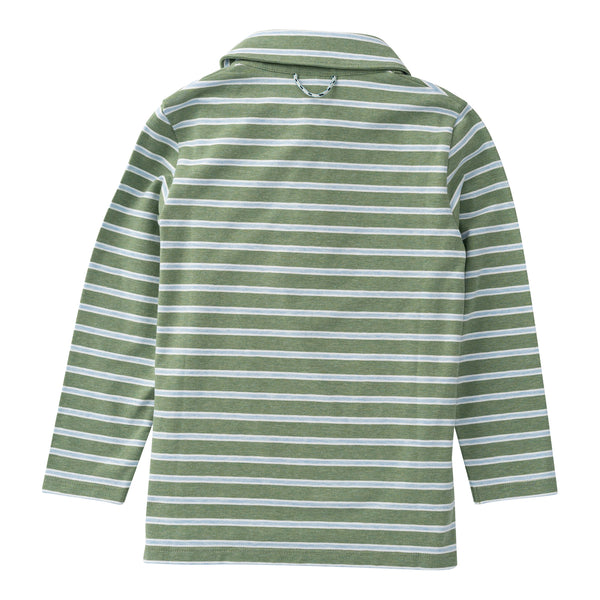 LS Too Cool for School Polo- Hedge Cashmere Blue Stripe