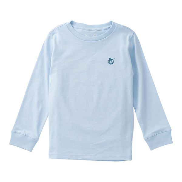 LS Cotton T-Shirt- Cashmere Blue