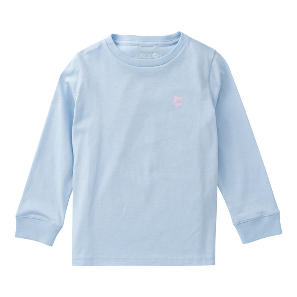 Rodeo LS Cotton T-Shirt- Cashmere Blue