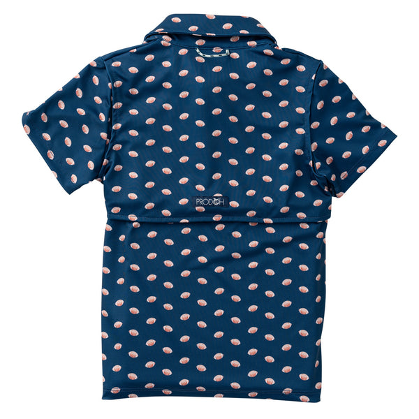 Pro Performance Polo- Football Print