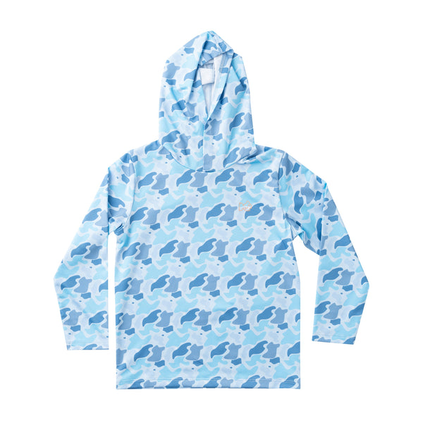 Pro Performance Hoodie T-shirt- Windsurfer Camo