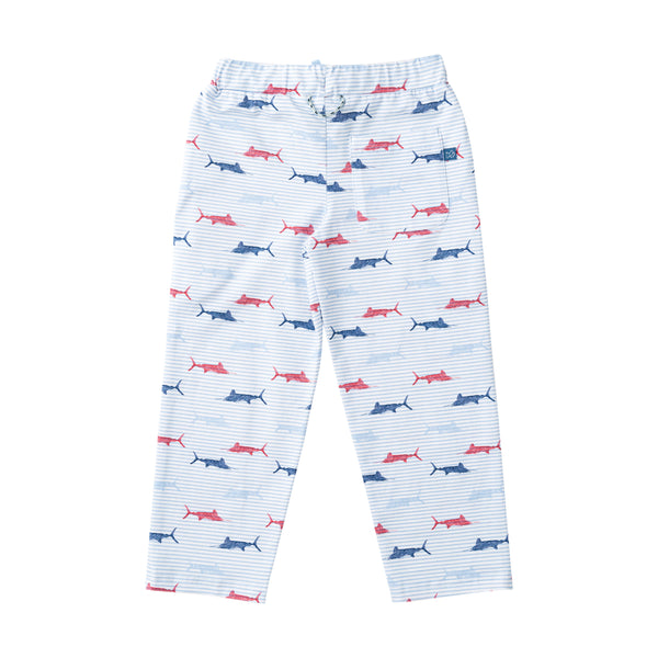 Kids' Lounge Life Pant- Windsurfer Fish Print
