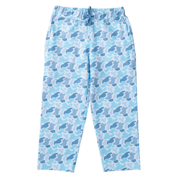 Lounge Life Pant- Windsurfer Blue Camo