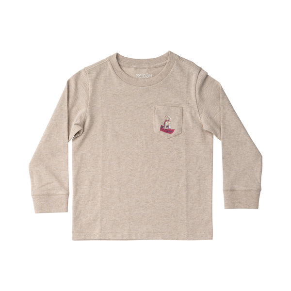 LS Moonlight Paddle with Lab Shirt- Trench Coat Heather
