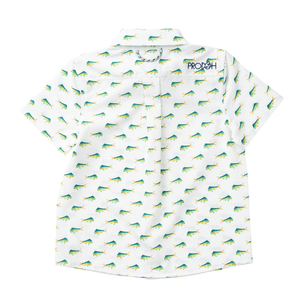 Button Down Shirt- Mahi Mahi Print
