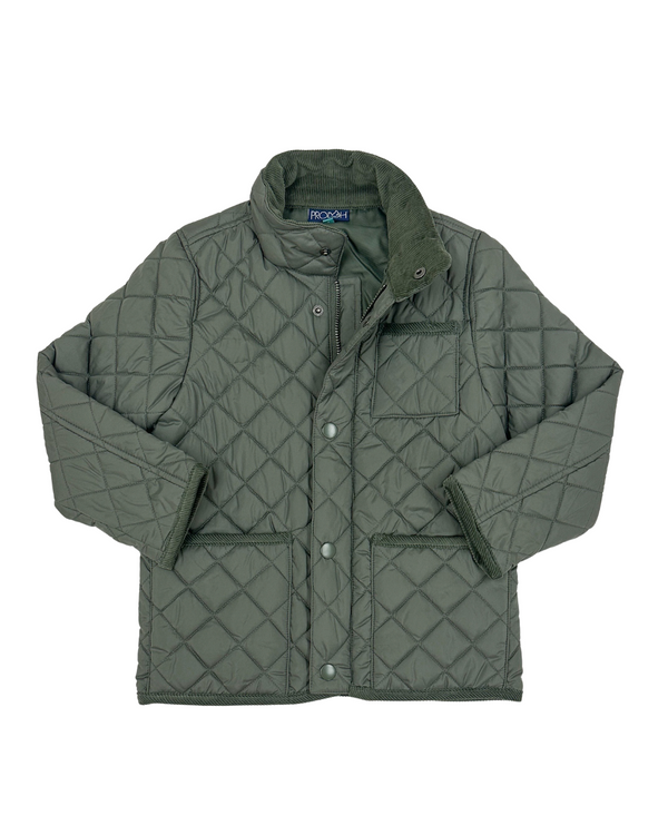 Quilted Barn Jacket- Fly Fishing