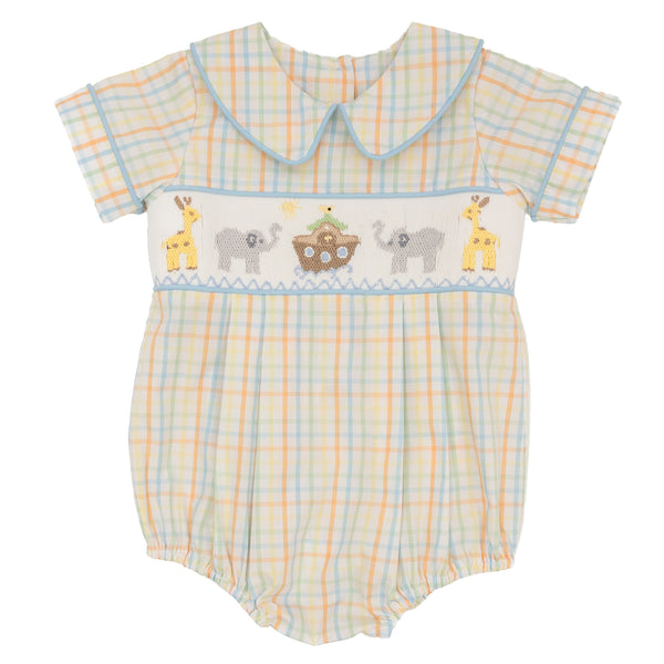 Noah's Ark Smocked Bubble