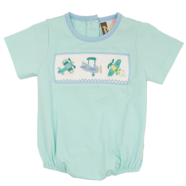 Airplane Smocked Bubble