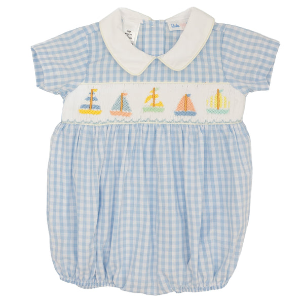 Sailboats Smocked Bubble