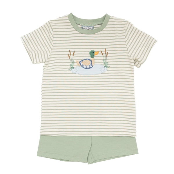 Duck Applique Short Set