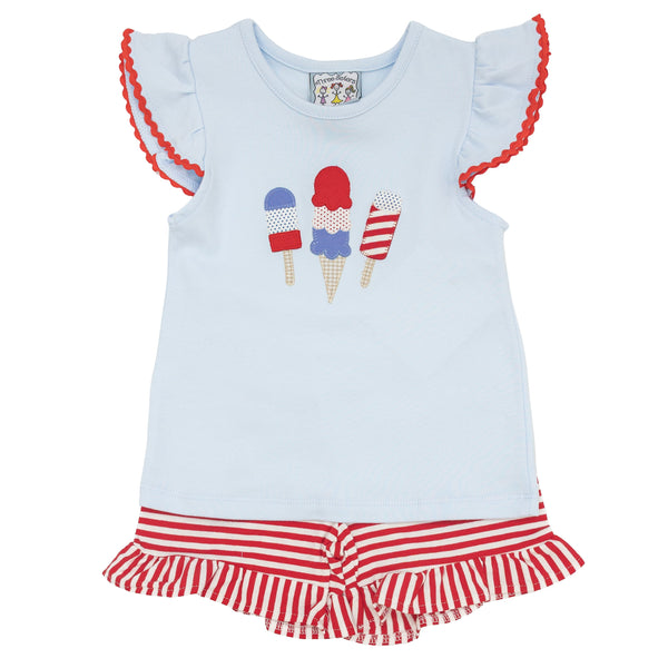 Summer Treats Ruffle Short Set