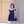 Load image into Gallery viewer, Navy Deluxe Velvet Dress With Lace
