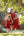 Red Deluxe Velvet Float Dress
