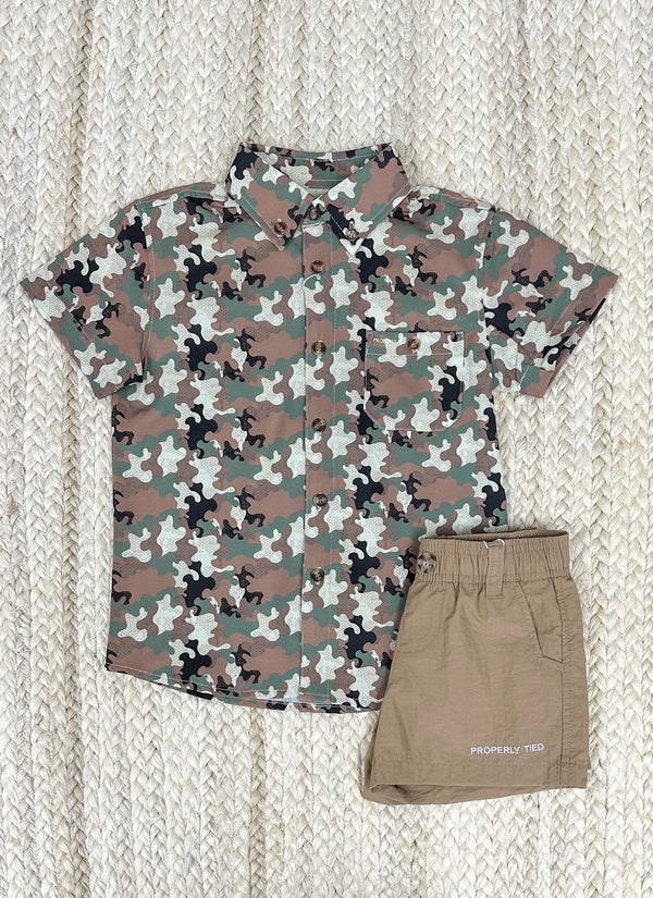Sportsman Field Shirt- Delta Woodland Camo