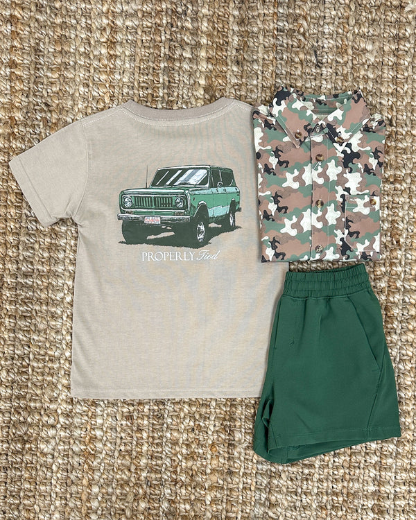 Court Short- Hunter Green