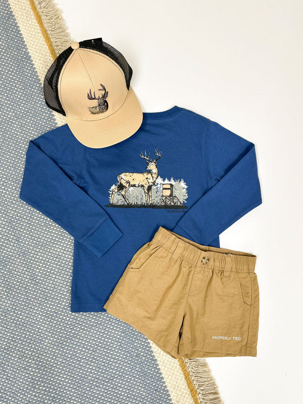 Deer Season LS- River Blue