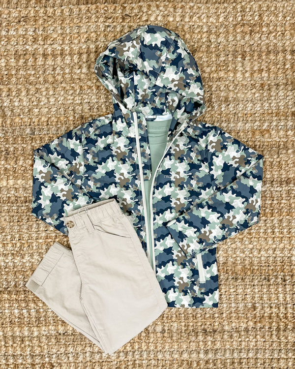 Canopy Rain Jacket- Delta Backwater Camo