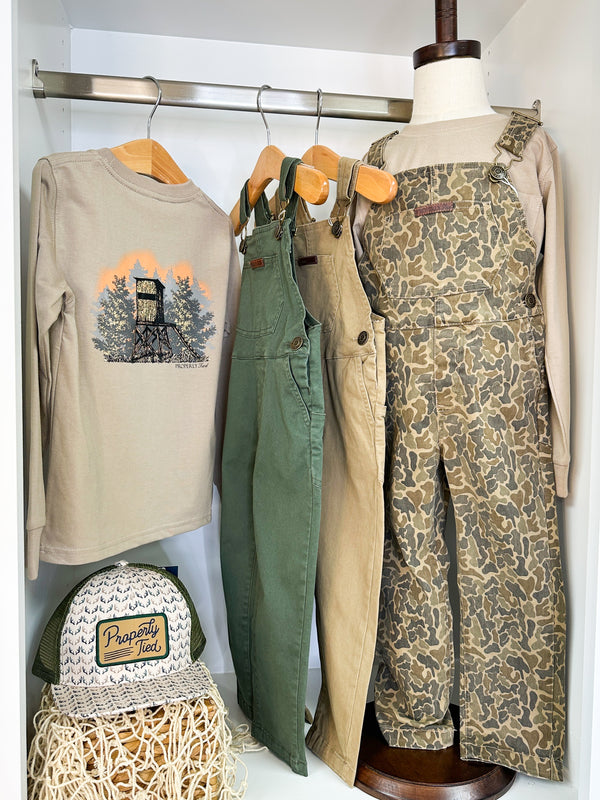 Harvest Overalls- Olive