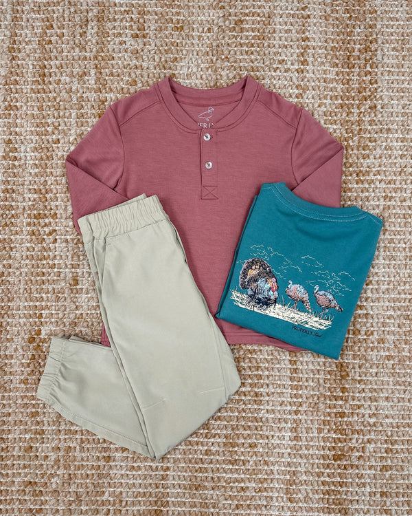 Turkey Hunt LS- Marine Green