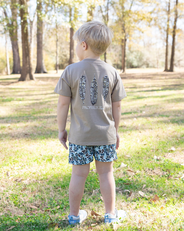 Triple Feather SS- Sand