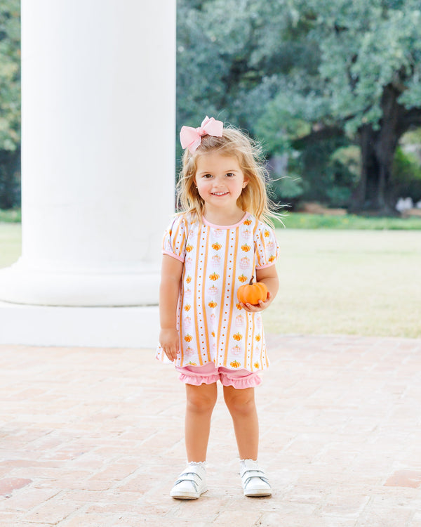 Pumpkin Patch Scalloped Bloomer Set