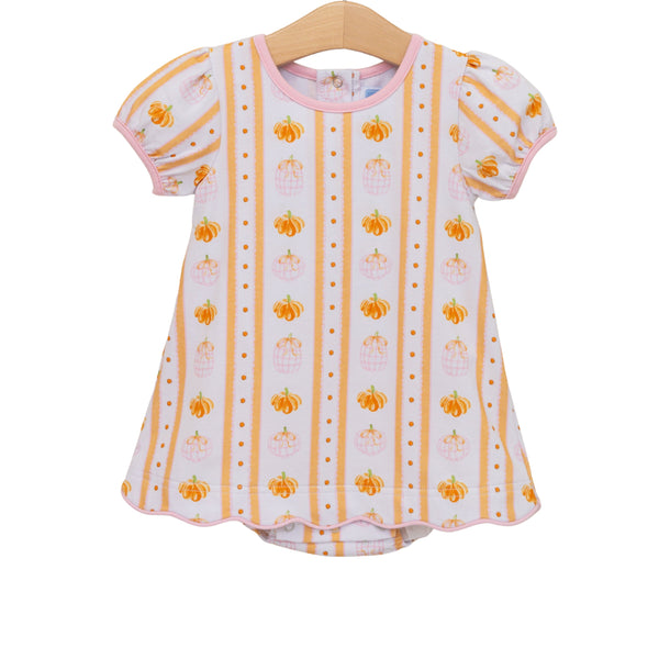 Pumpkin Patch Scalloped Bubble