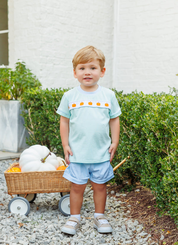 Pumpkin Rowe Banded Short Set